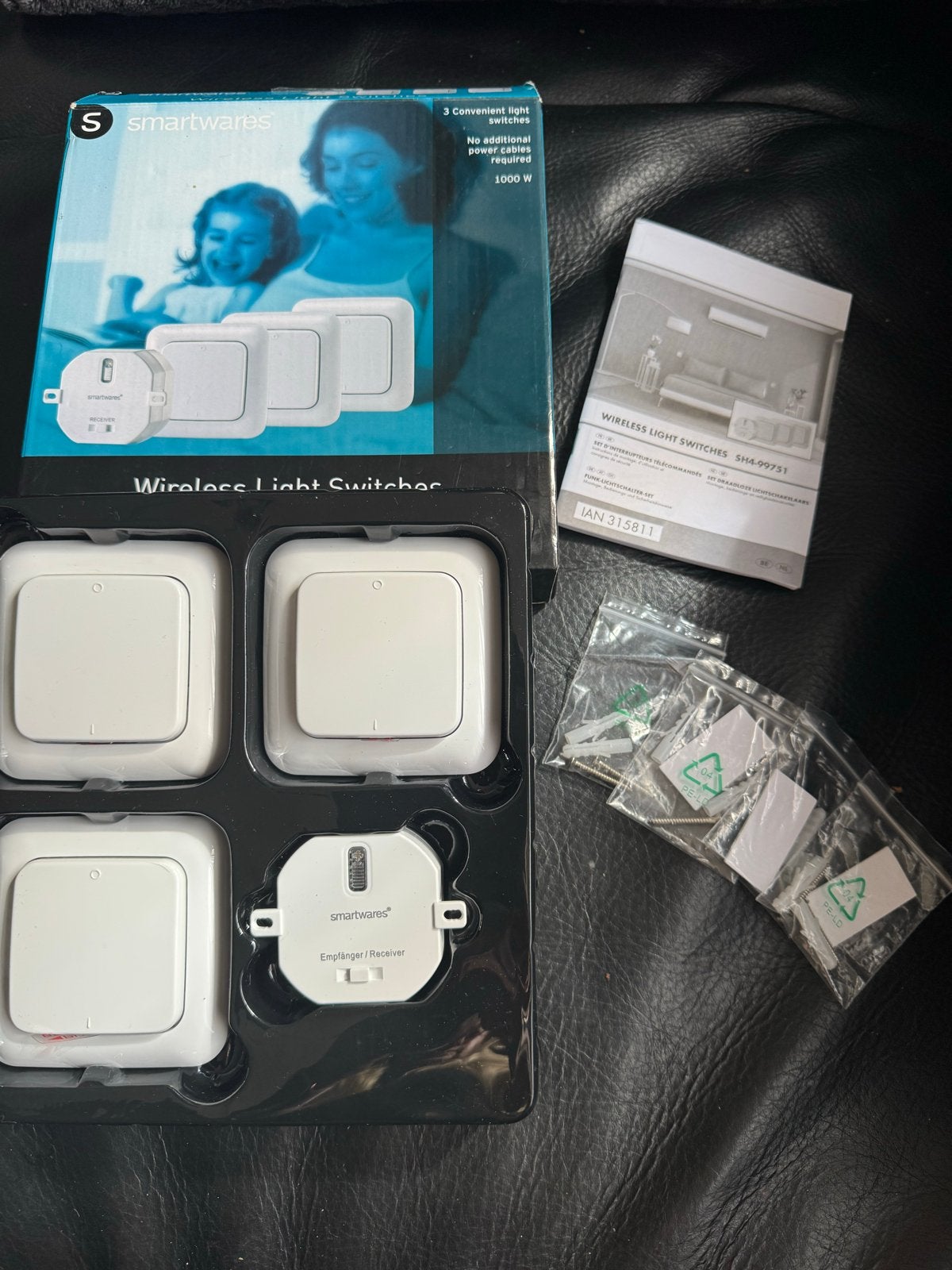 Smartwares SH4-99751 Draadloze Lichtschakelaars Set, Ophalen of Verzenden, Nieuw, Overige merken, Schakelaar