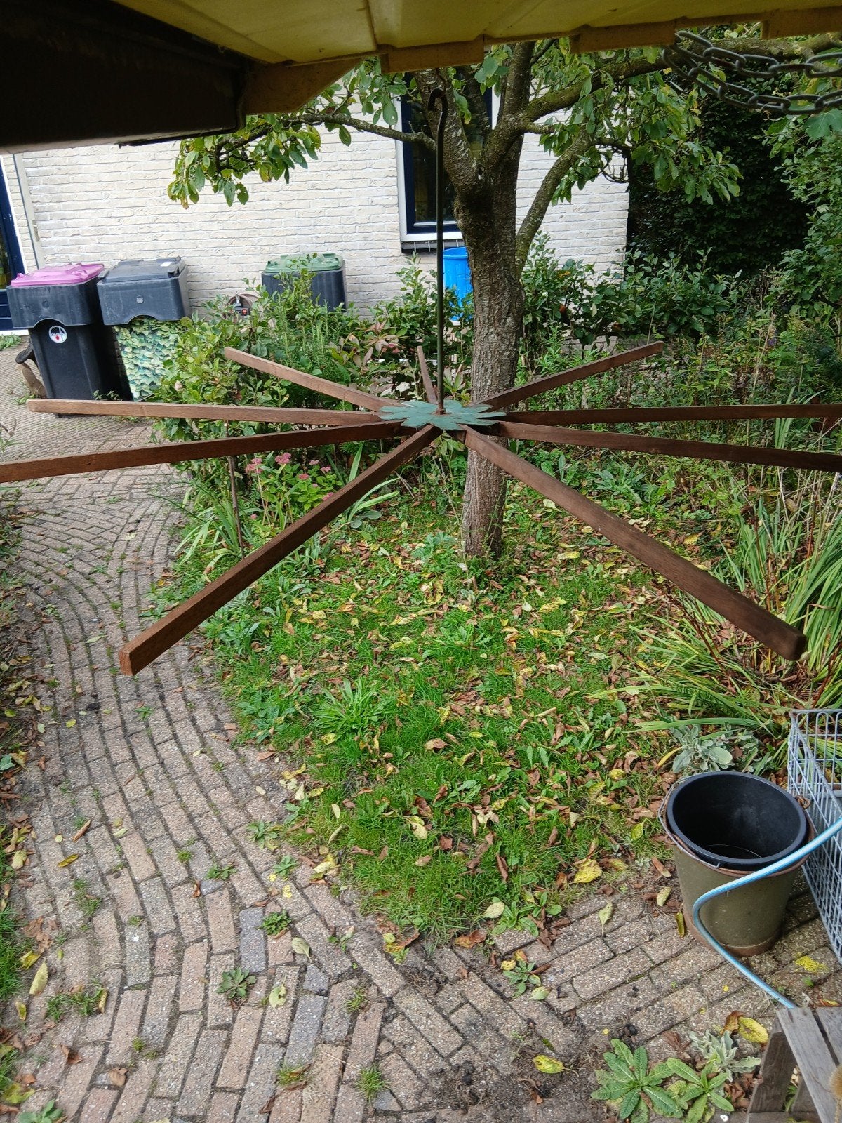 vintage opklapbare droogmolen, Ophalen of Verzenden, Huis en Inrichting