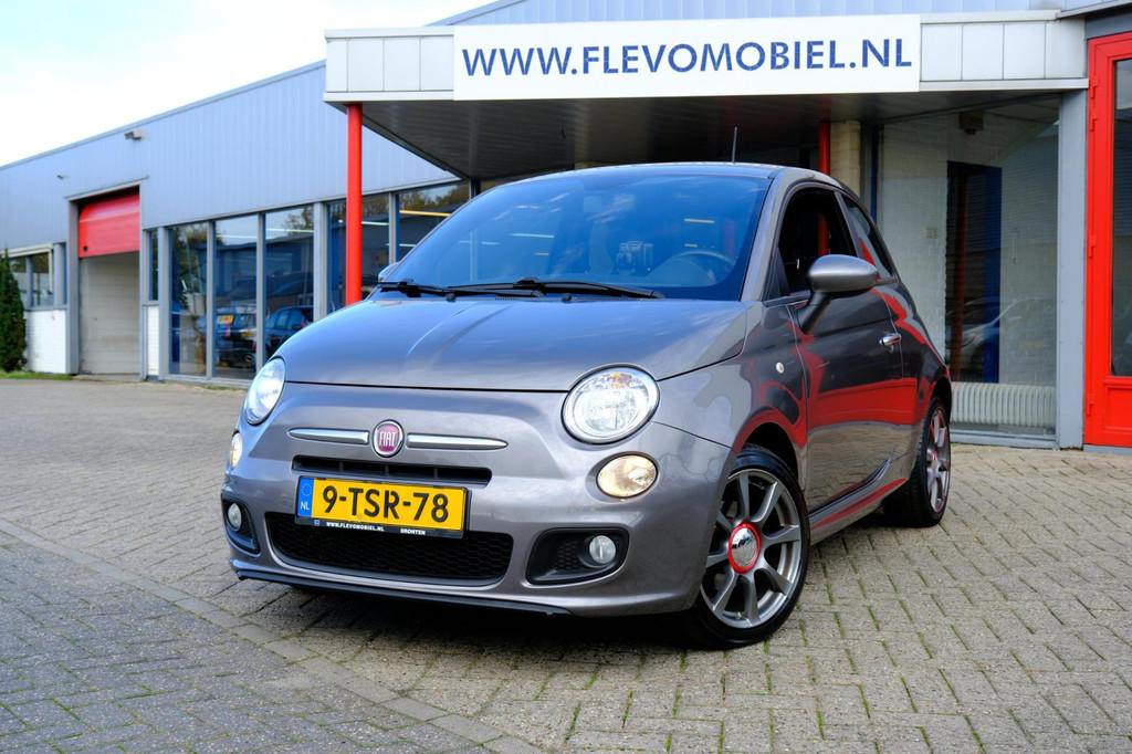 Fiat 500 0.9 TwinAir Turbo 500S Navi|Airco|LMV|Half Leder|Sp, Voorwielaandrijving, Gebruikt, 905 kg, Bedrijf
