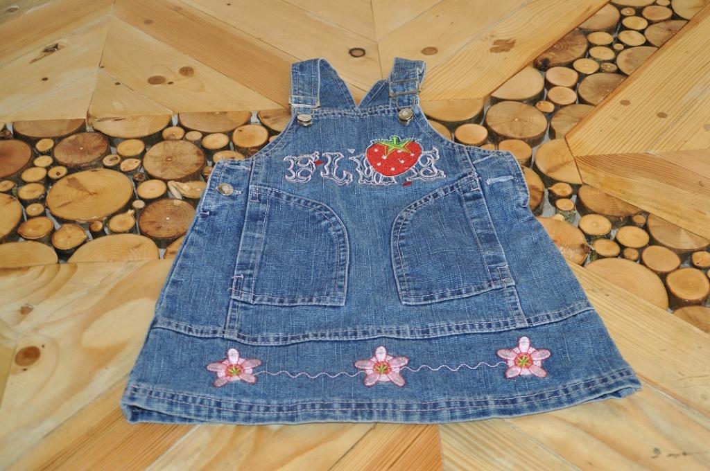 Nieuw jeans jurkje Peak Brand 92, Kinderen en Baby's, Kinderkleding | Maat 92, Meisje, Ophalen of Verzenden, Jurk of Rok, Peak Brand