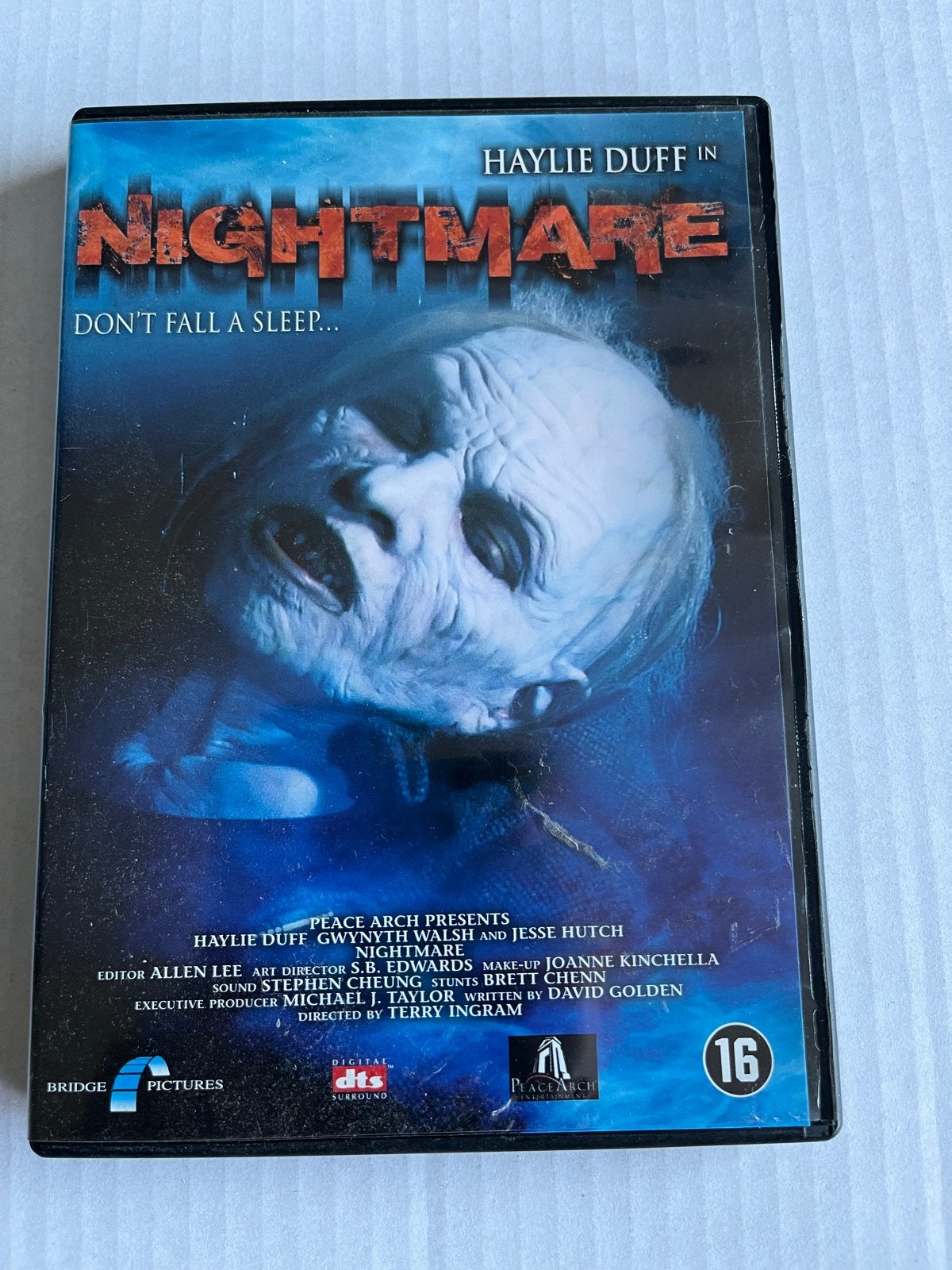 Nightmare DVD - Haylie Duff Horrorfilm, Cd's en Dvd's, Dvd's | Horror, Gebruikt, Thriller, Vanaf 16 jaar, Engels, Nederlands, Ophalen of Verzenden