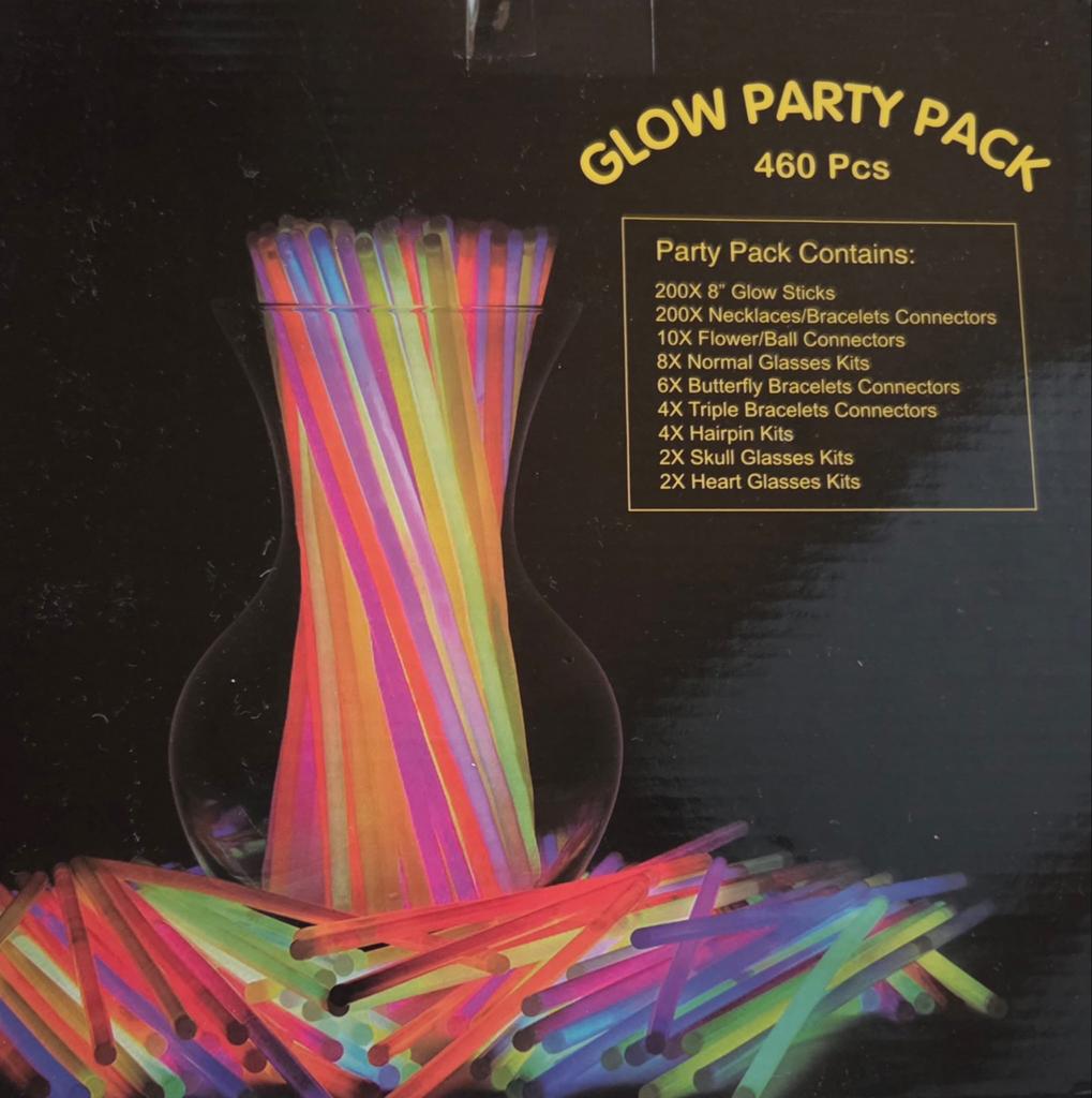 Glow Party Pakket - 460 Stuks Lichtgevende Feestartikelen, Ophalen of Verzenden, Nieuw, Feestartikel, Overige