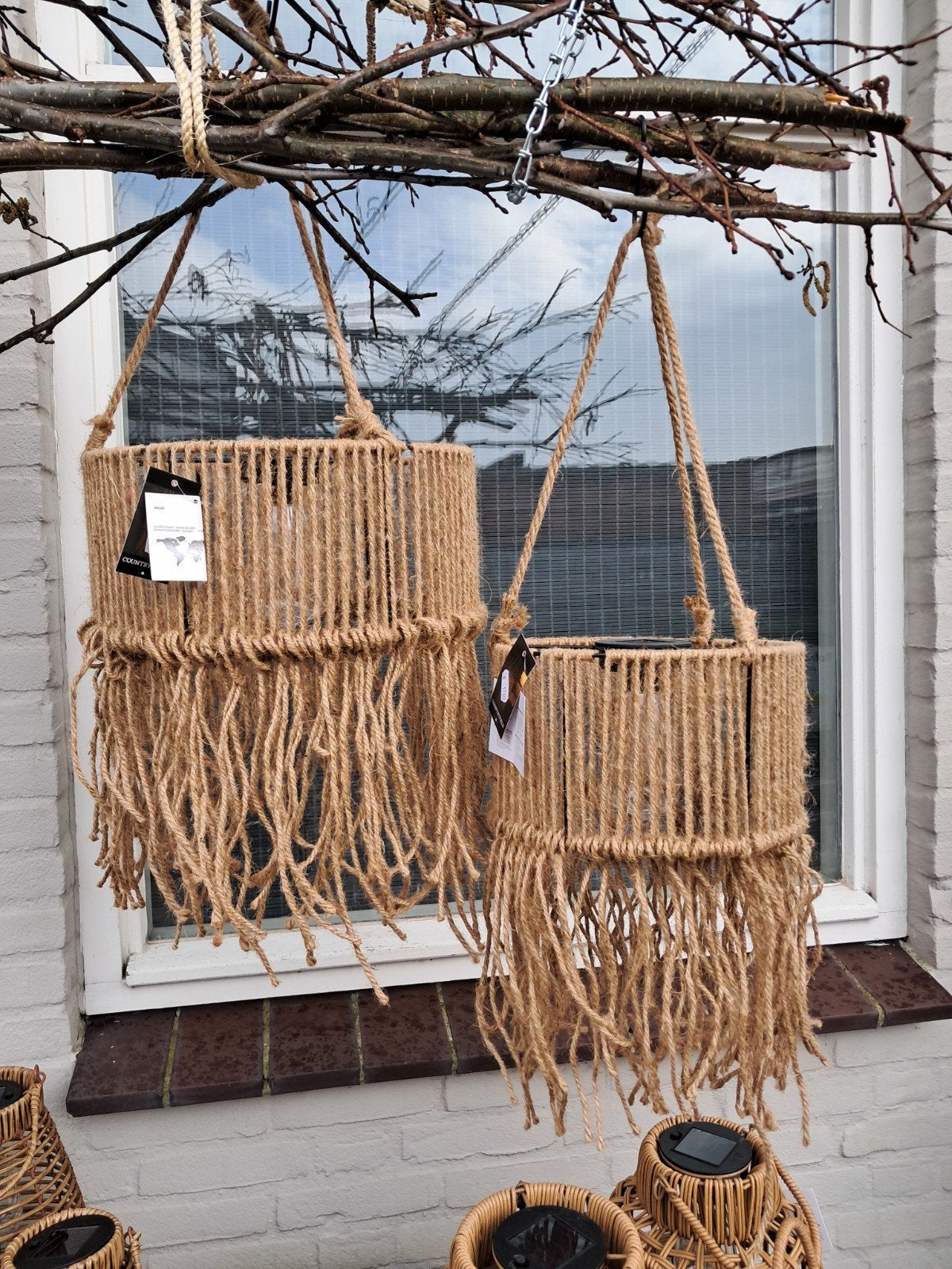 Solar Hanglantaarns Countryfield 
- 25cm 15cm hoog €17,50, Tuin en Terras, Zonne-energie, Nieuw, Ophalen of Verzenden, Hanglamp