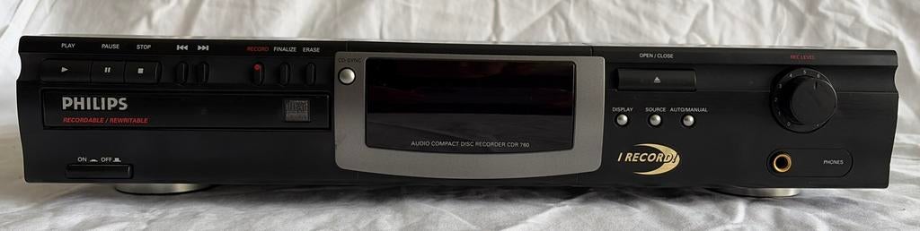 Philips Audio Compact Disc Recorder CDR 760 Zeer goede staat, Ophalen of Verzenden, Gebruikt, Philips
