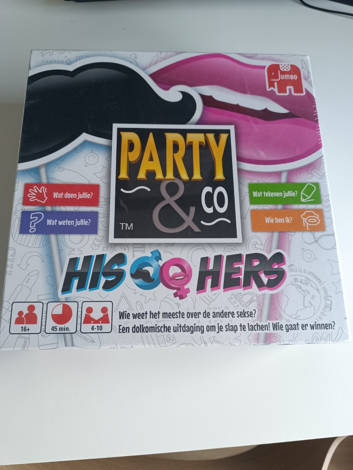 Party & Co His & Hers - Nieuw in verpakking, Hobby en Vrije tijd, Gezelschapsspellen | Bordspellen, Vijf spelers of meer, Ophalen of Verzenden