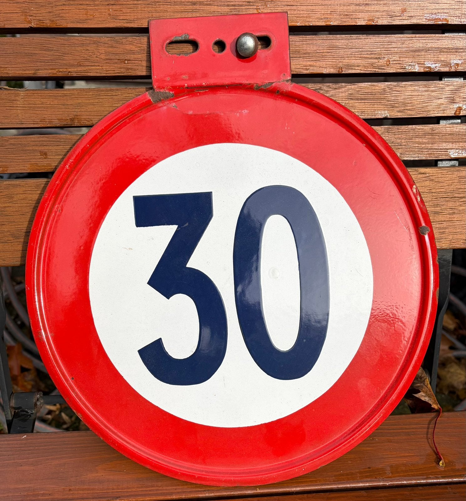 Verkeersbord 30 km, Ophalen of Verzenden, Gebruikt, Overige typen