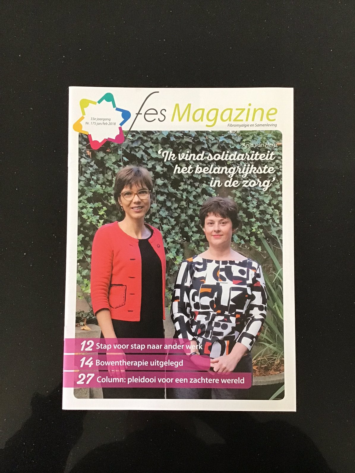 Tijdschrift. FES Magazine. Fibromyalgie. Uitgave 2018., Boeken, Verzenden, Gelezen, Lichaam en Geest