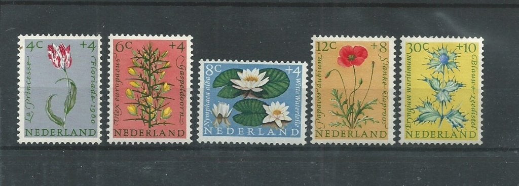 Nederland 1960, NVPH 738 t/m 742, Ongebruikt., Ophalen of Verzenden, Na 1940, Postfris