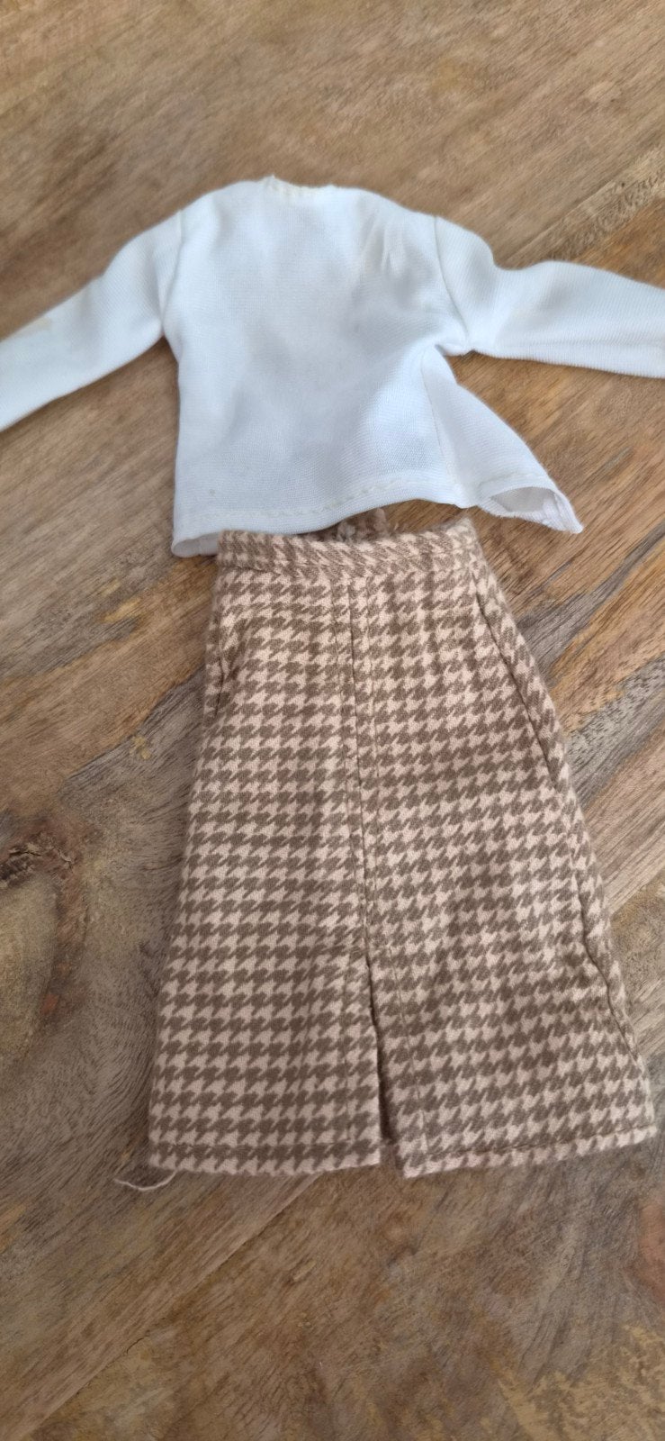 Vintage Sindybrok en witte bloes, Ophalen of Verzenden, Gebruikt