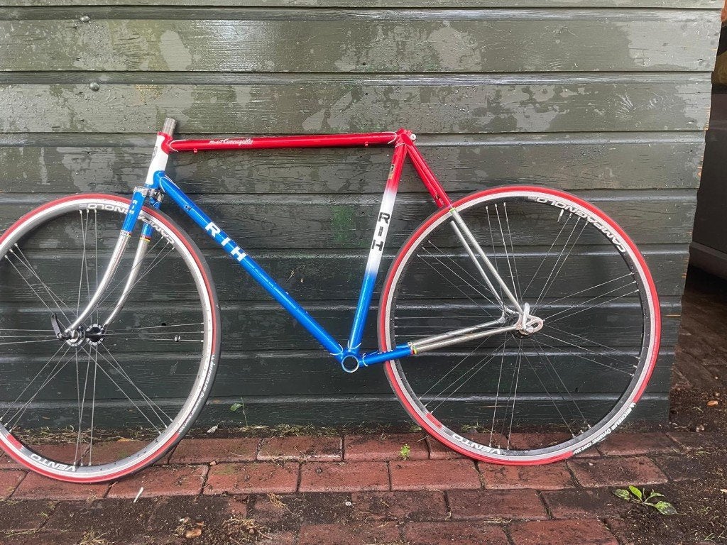 rih frame model campagnolo, 28 inch, Gebruikt, Staal, 53 tot 57 cm