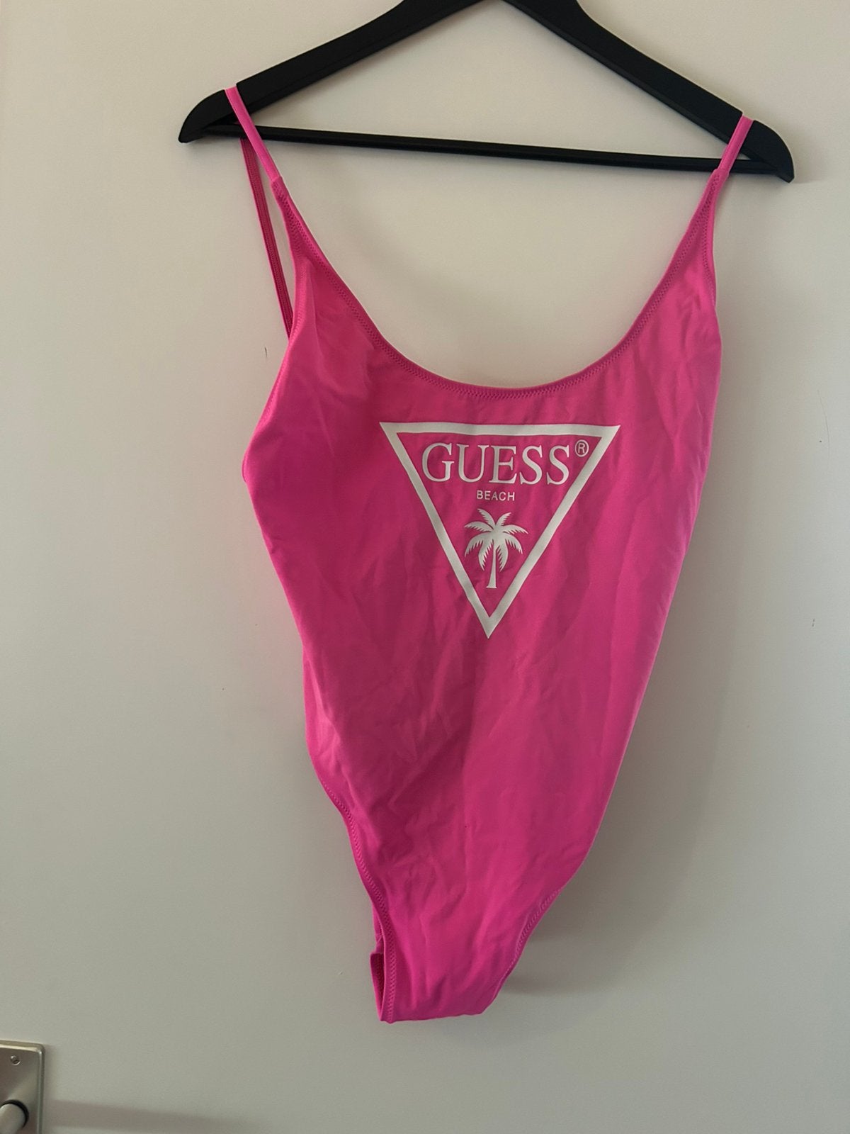 Guess badpak roze, maat L, Ophalen of Verzenden, Zo goed als nieuw, Roze, Badpak
