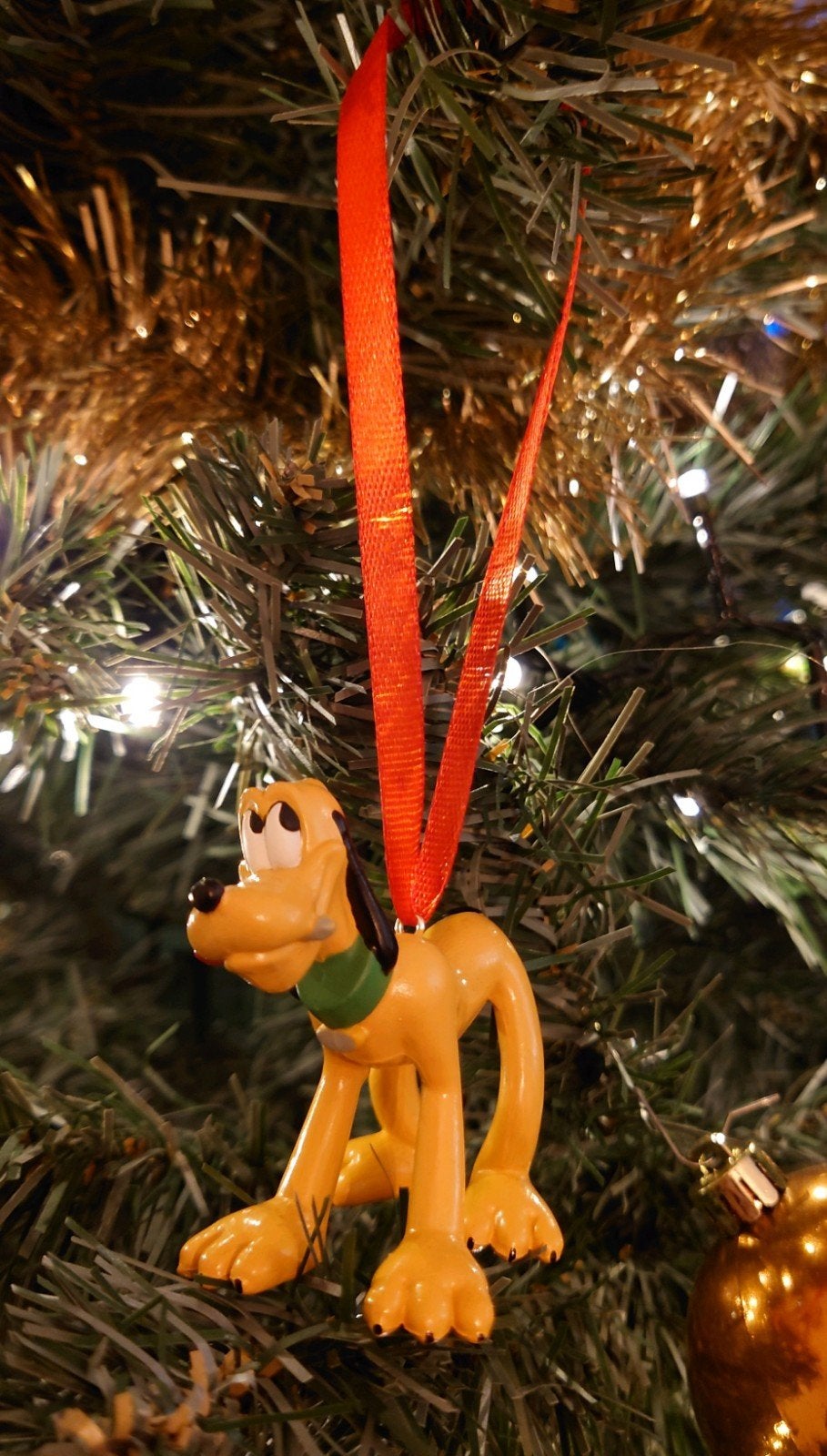 Disney Pluto kerst ornament hanger kerstbal, Verzamelen, Ophalen of Verzenden, Goofy of Pluto, Nieuw