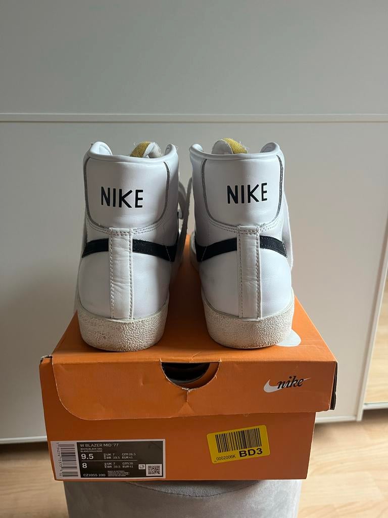 Nike Blazer Mid '77 Vintage Sneakers Dames, Ophalen of Verzenden, Zo goed als nieuw, Wit, Sneakers of Gympen