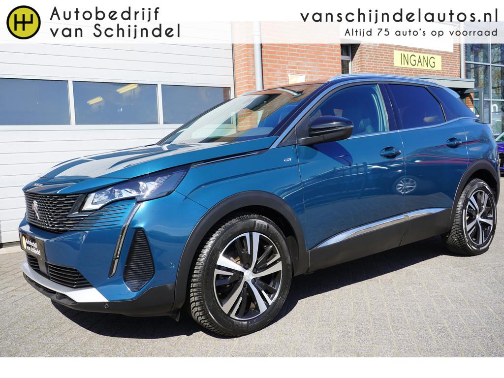 Peugeot 3008 1.2 PURETECH 131PK AUTOMAAT GT PACK LUXE PERFEC, Auto's, Peugeot, Bedrijf, Te koop, ABS, Achteruitrijcamera, Adaptive Cruise Control