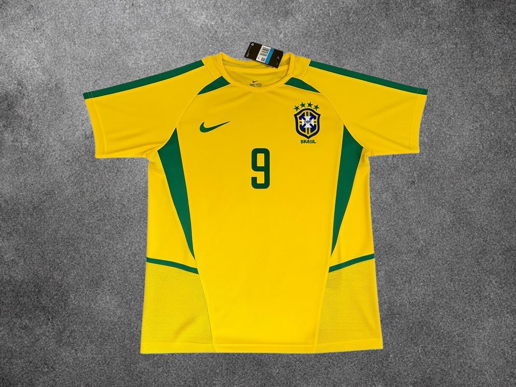Brazilië 2002 Ronaldo shirt maat M, Sport en Fitness, Voetbal, Ophalen of Verzenden, Zo goed als nieuw, Shirt