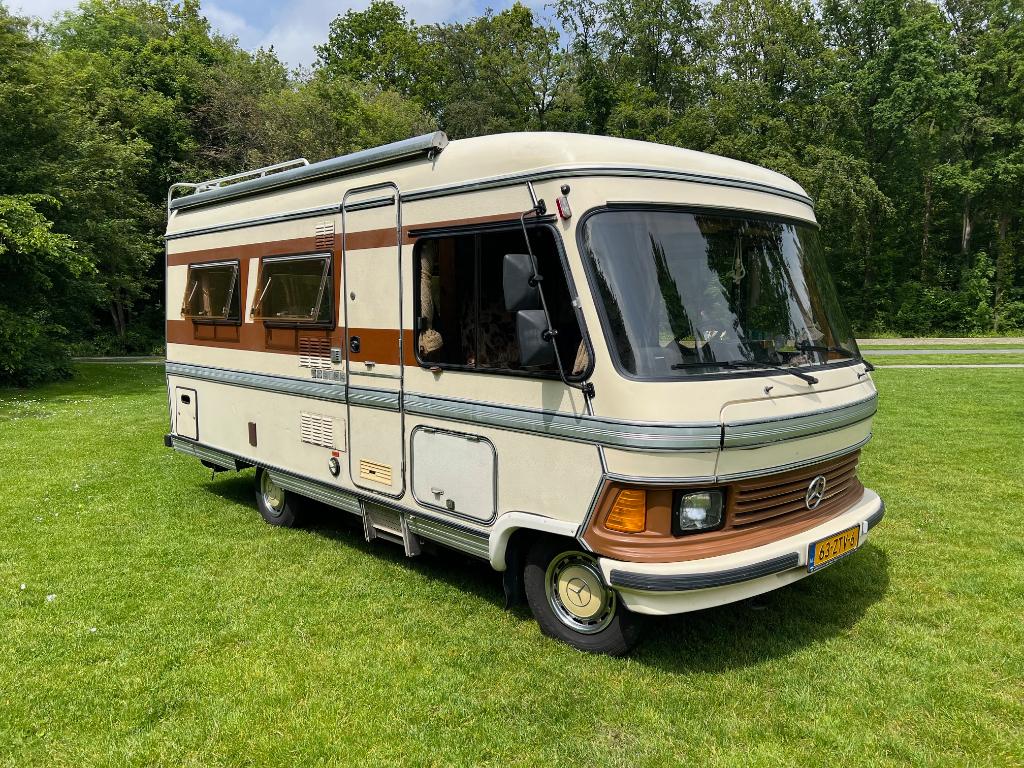 Hymer Camper S550 Oldtimer belastingvrij, Caravans en Kamperen, Integraal, Afzuigkap, Ringverwarming, Particulier