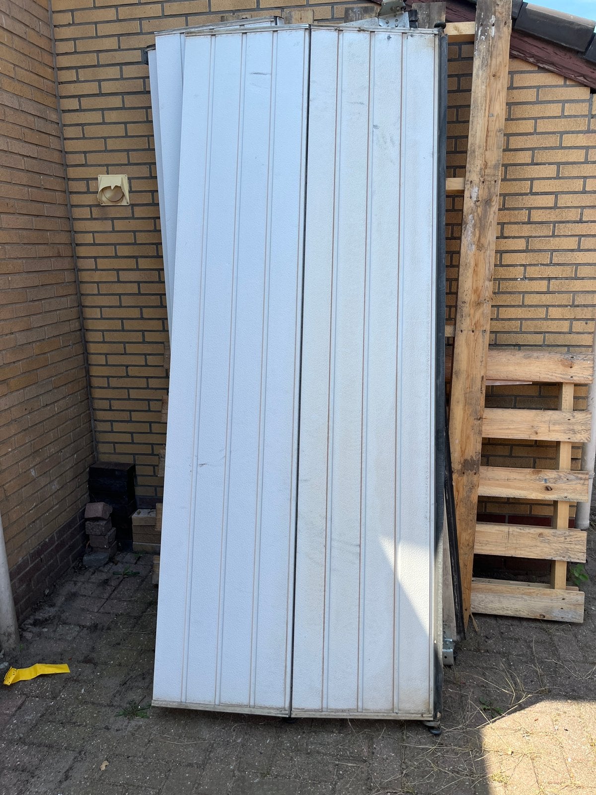 Elektrische garagedeur, Doe-het-zelf en Verbouw, Deuren en Horren, Ophalen, Garagedeur, Zo goed als nieuw, 120 cm of meer