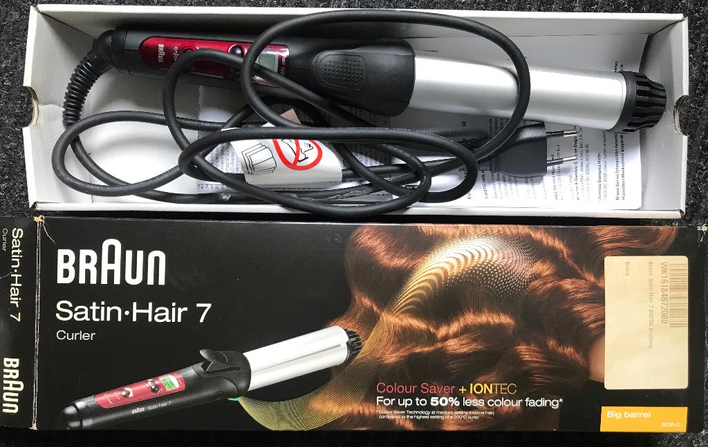 Braun Satin Hair 7 krultang, Ophalen of Verzenden, Zo goed als nieuw, Haarverzorging