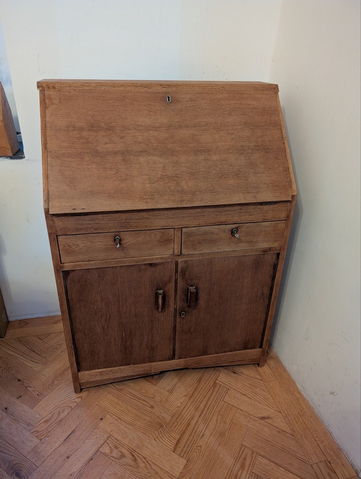 Secretaire/klein bureau, Huis en Inrichting, Ophalen, Gebruikt, Vintage