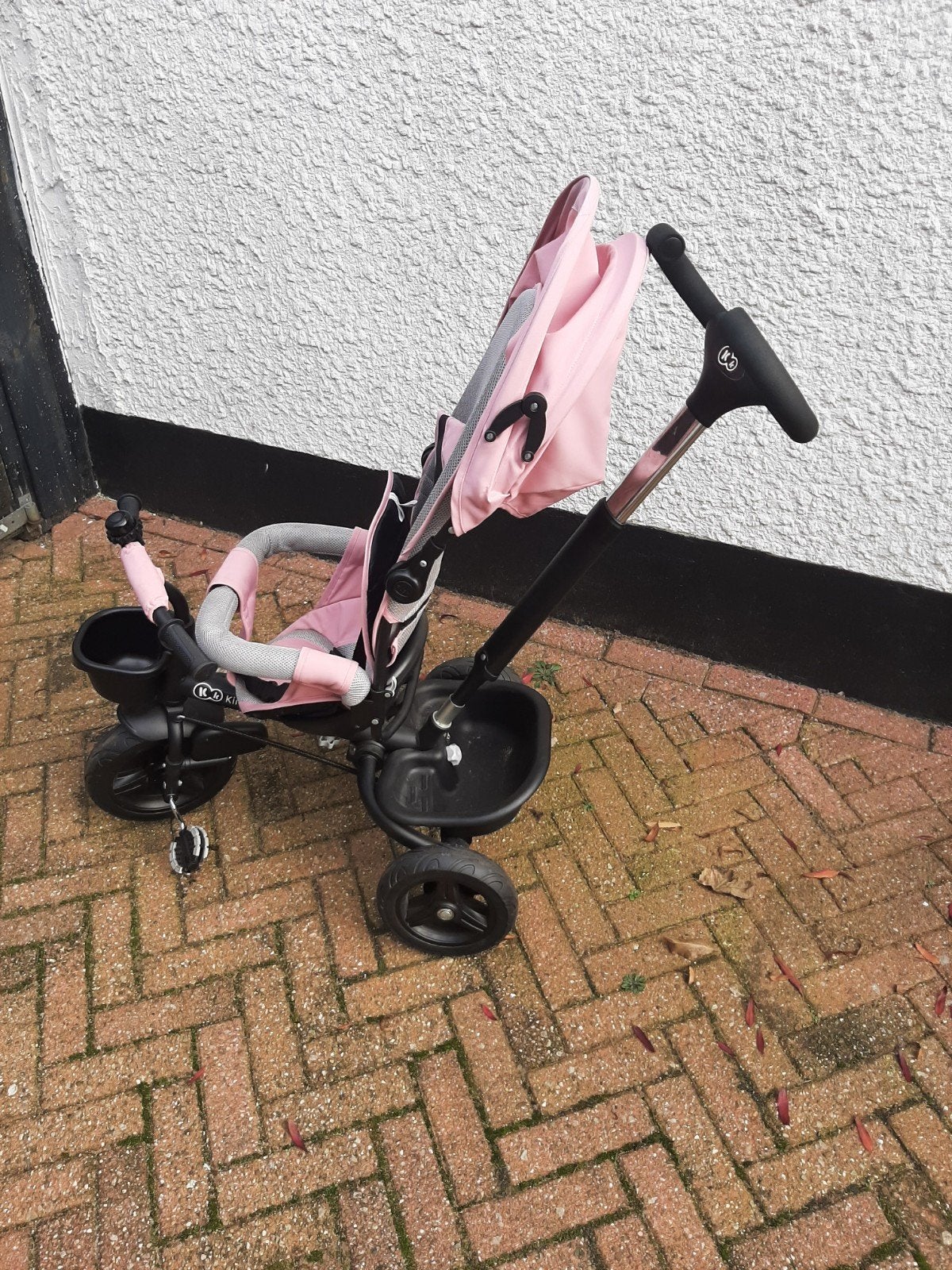 Kinderkraft fiets duwfiets met trappers, Ophalen, Gebruikt, Kinderkraft, Duwstang