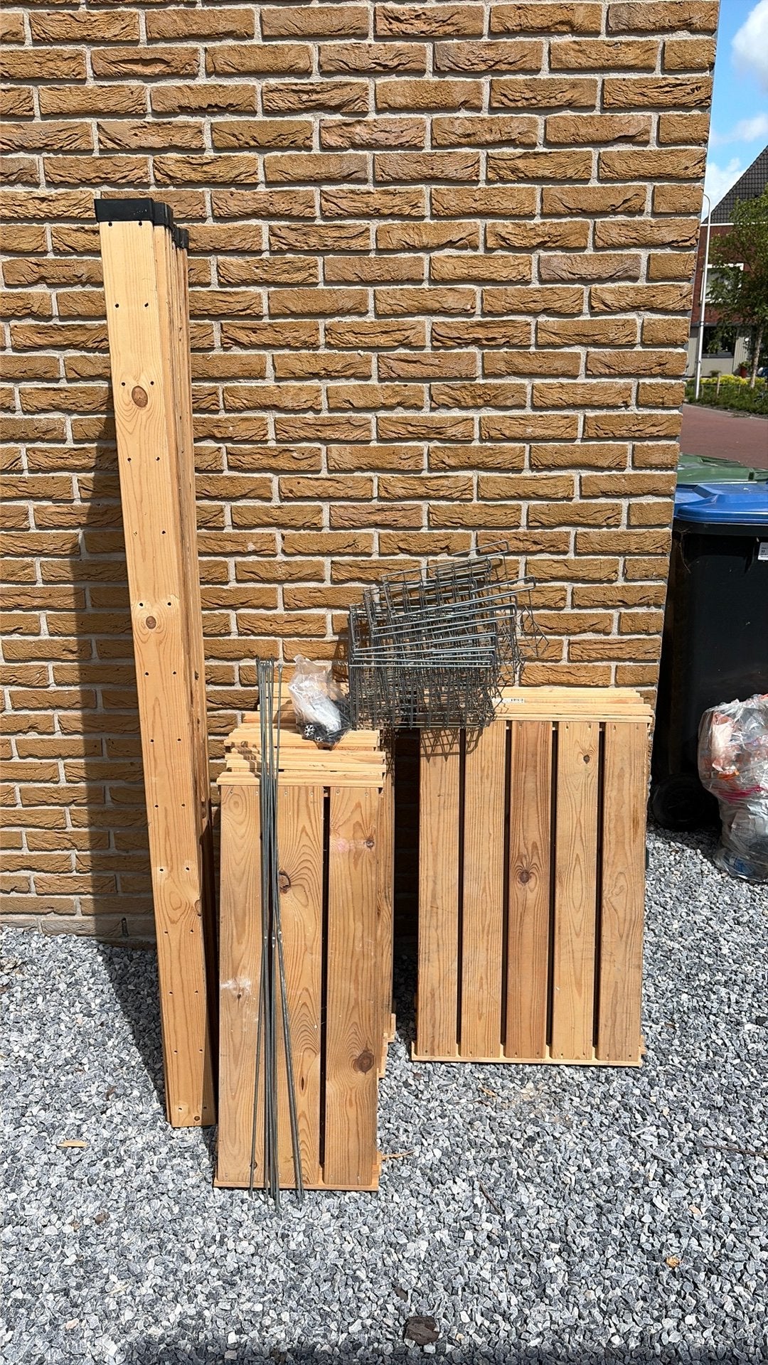 Stelling voor opslag ca. 4-5m, Ophalen, Gebruikt