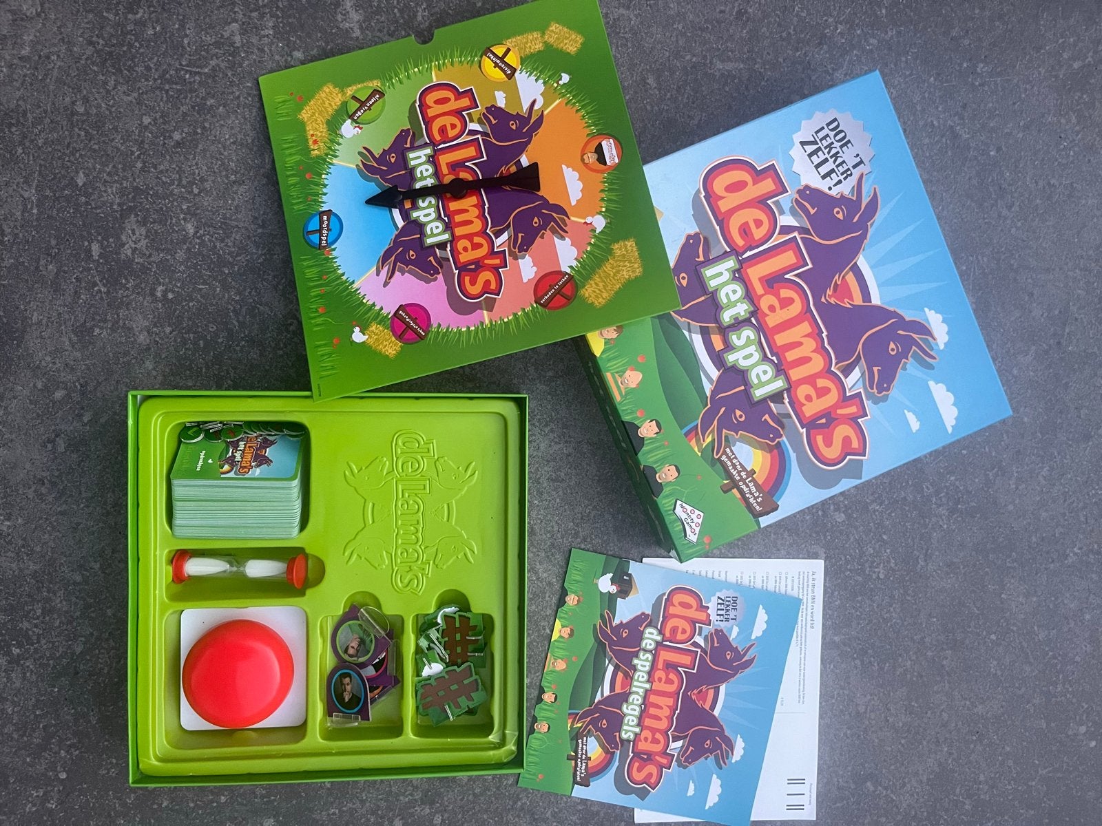 De Lama's het spel - Bordspel, Drie of vier spelers, Ophalen, Gebruikt