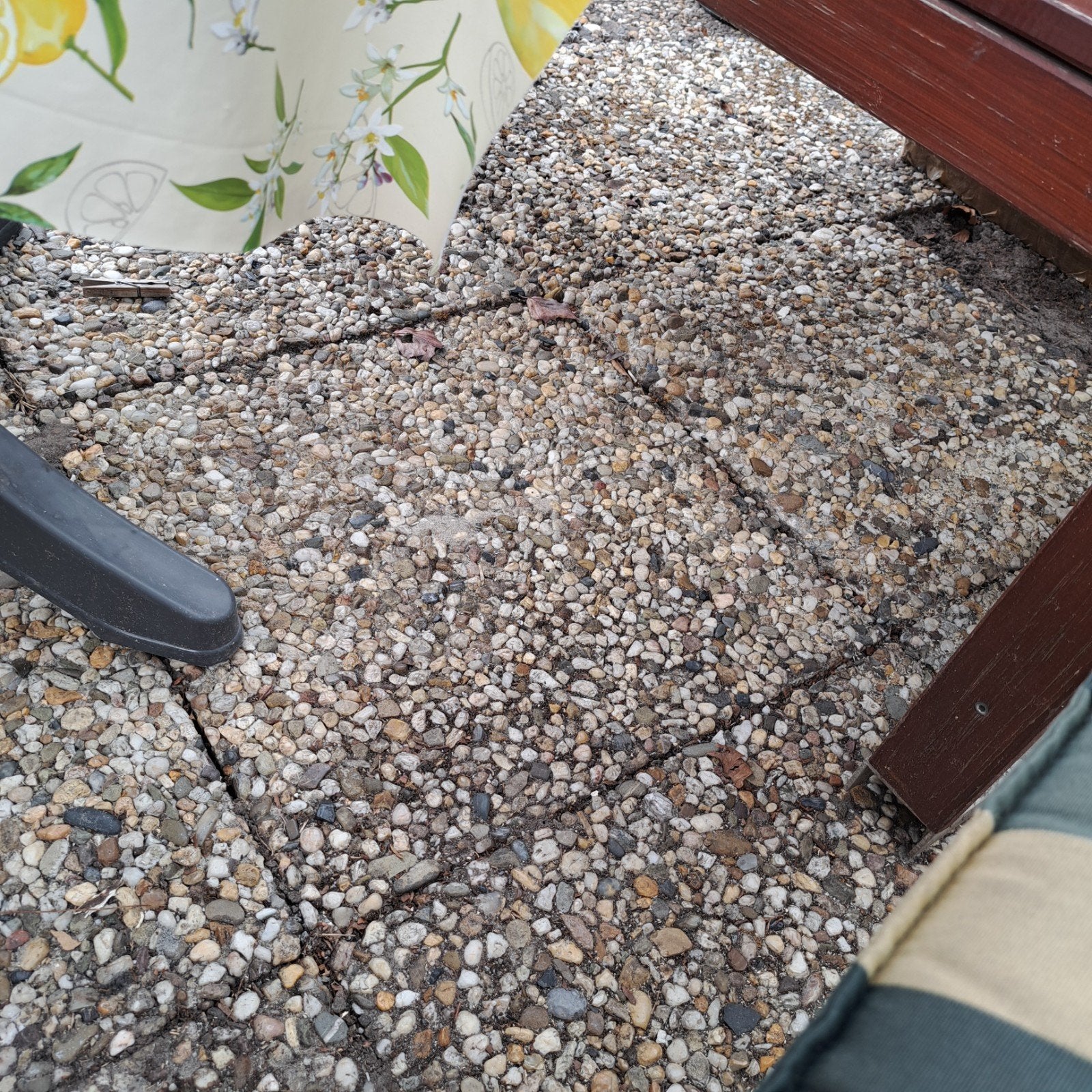 Grindtegels 50x50 cm, ca. 8 m2, Tuin en Terras, Ophalen, Gebruikt, 5 tot 10 m², Grind