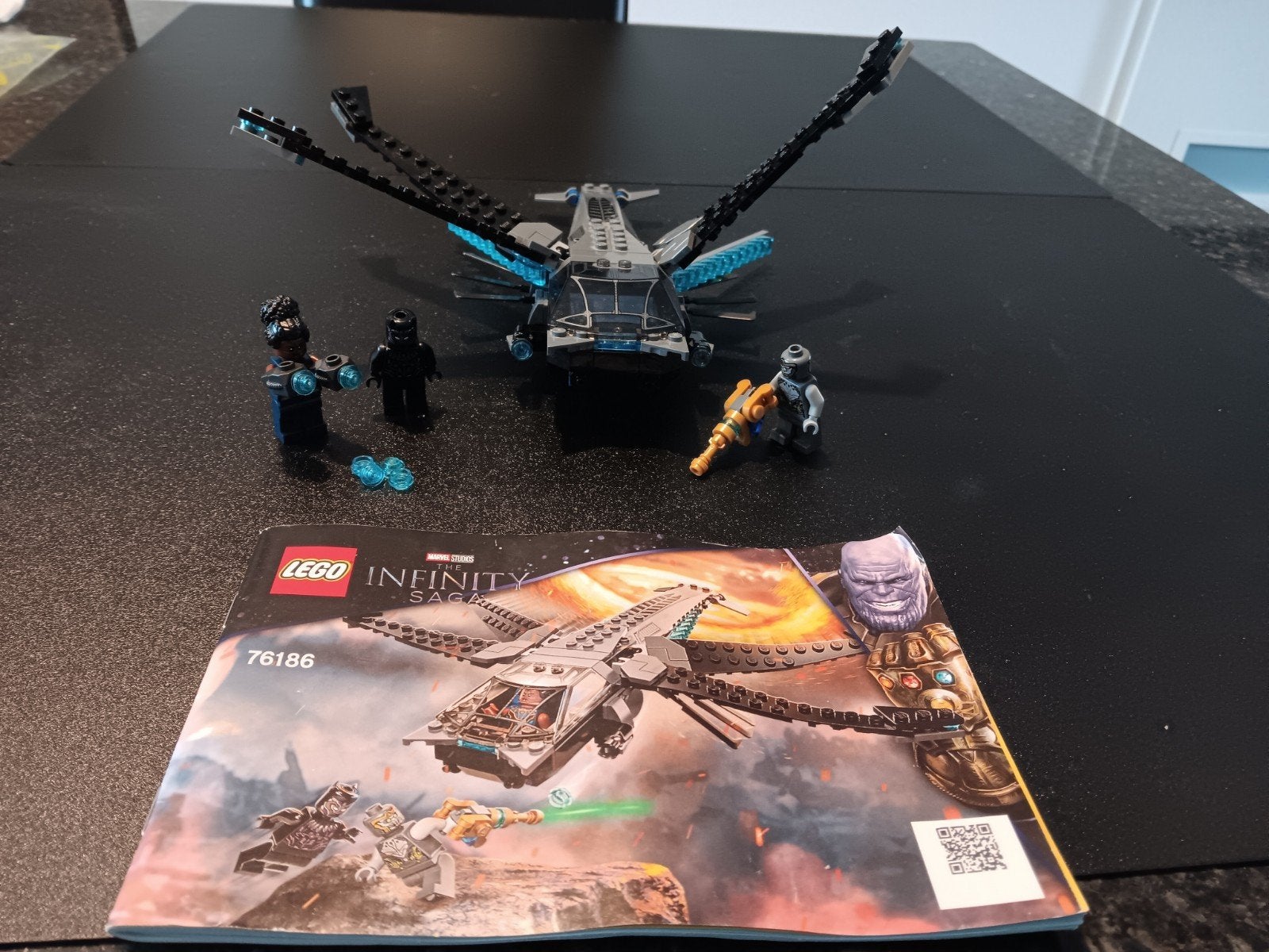 LEGO Marvel Infinity Saga 76186 Black Panther Dragon Flyer, Marvel, Lego, Ophalen of Verzenden, Zo goed als nieuw
