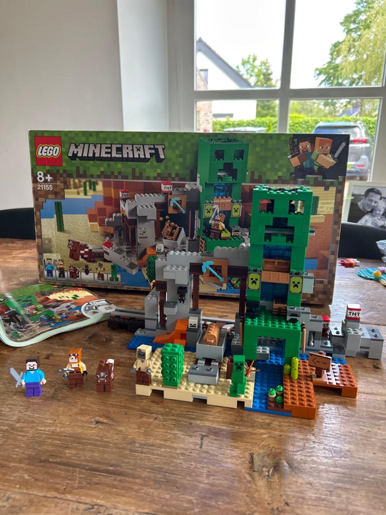 LEGO Minecraft De Creeper Mijn (21155), Ophalen of Verzenden, Zo goed als nieuw, Overige merken