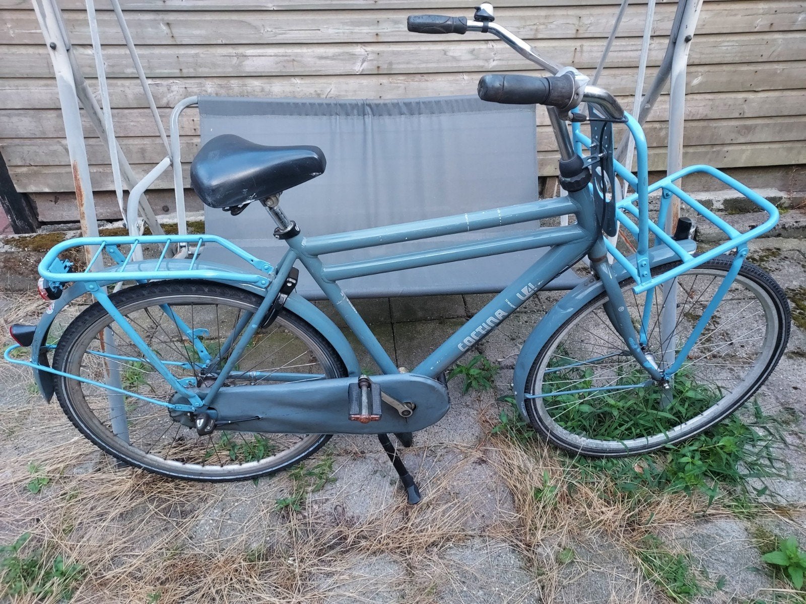 herenfiets 28inch hoogte 57 3versnellingen, Terugtraprem, Gebruikt, Versnellingen, 57 tot 61 cm