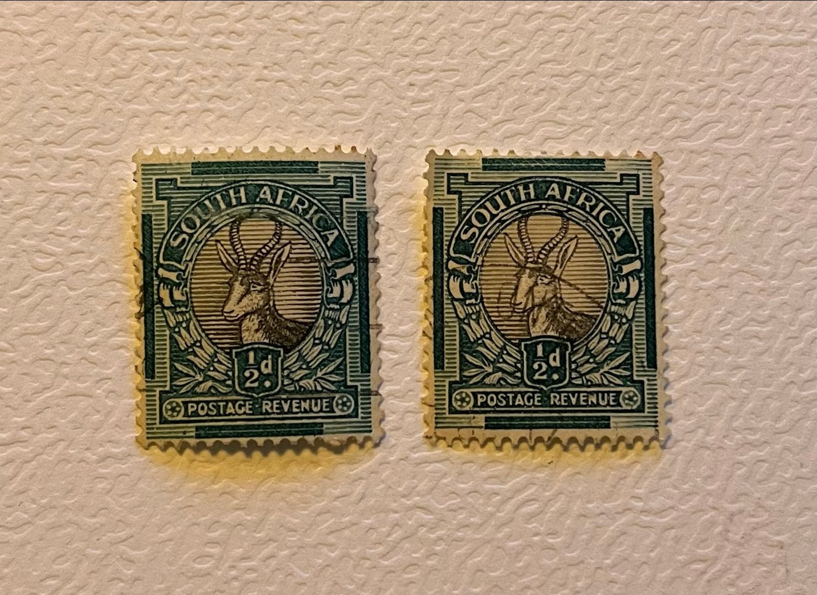 Zuid-Afrika Springbok, Ophalen of Verzenden, Zuid-Afrika, Gestempeld