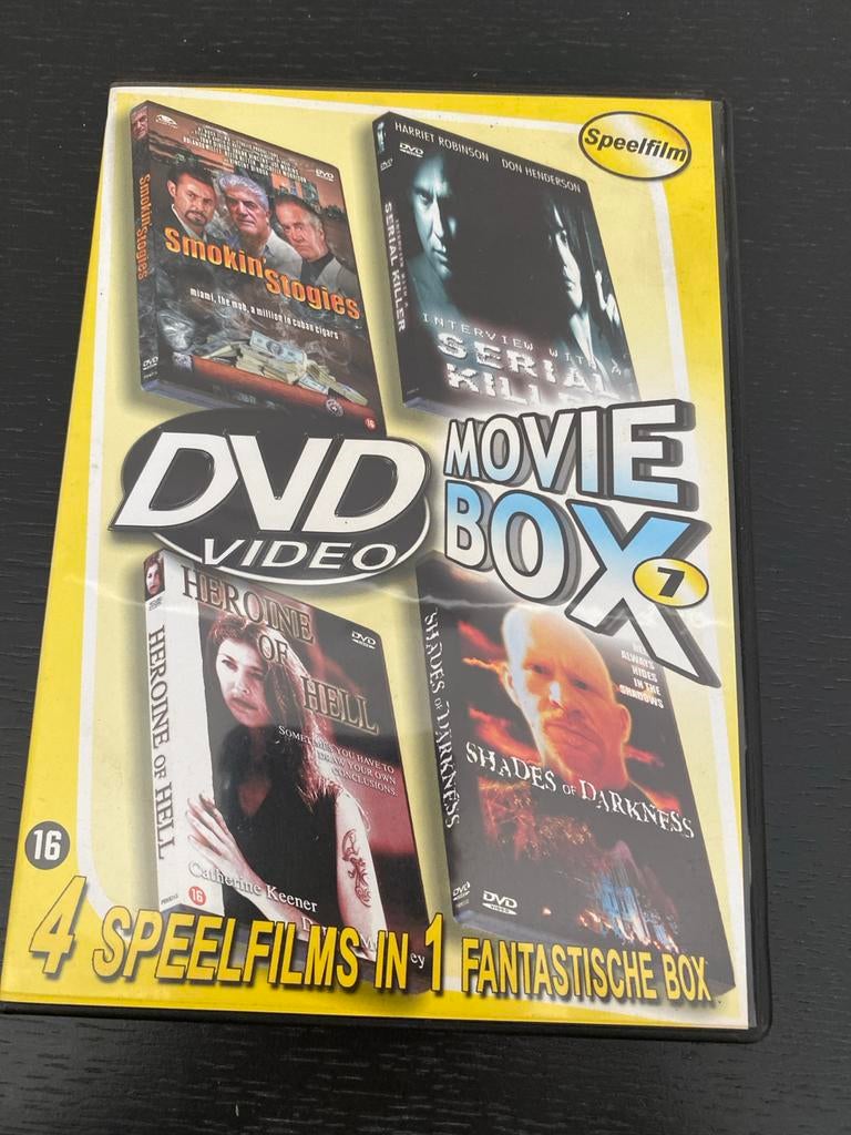 DVD Movie Box 7: 4 Speelfilms in 1 Fantastische Box, Vanaf 16 jaar, Ophalen of Verzenden, Gebruikt