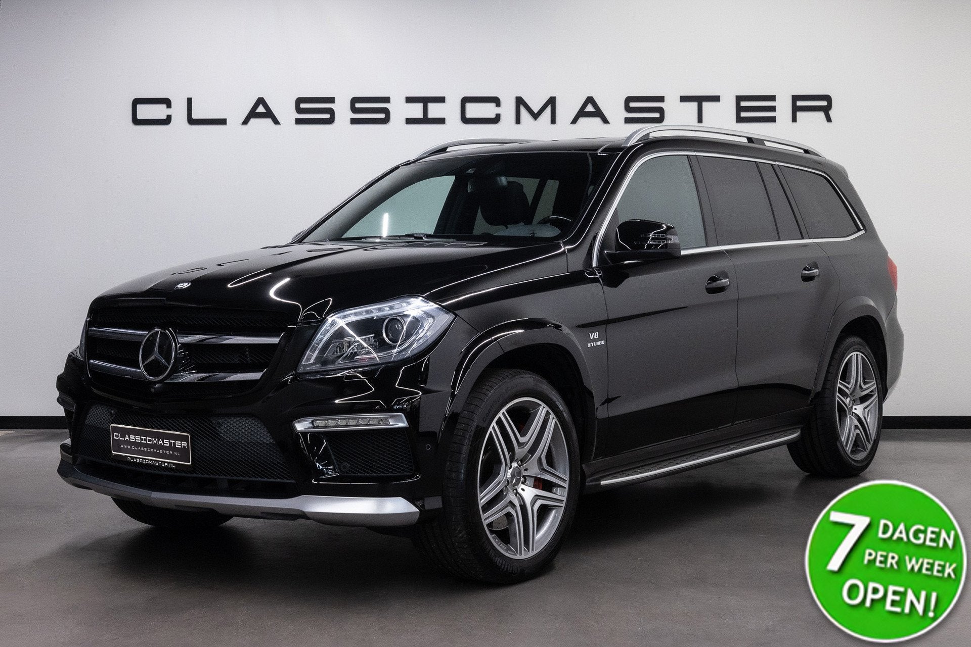 Mercedes-Benz GL-Klasse AMG 63 Btw auto (€ 49.545.45 Ex B., Automaat, Bi-Xenon koplampen, 7 stoelen, Zwart