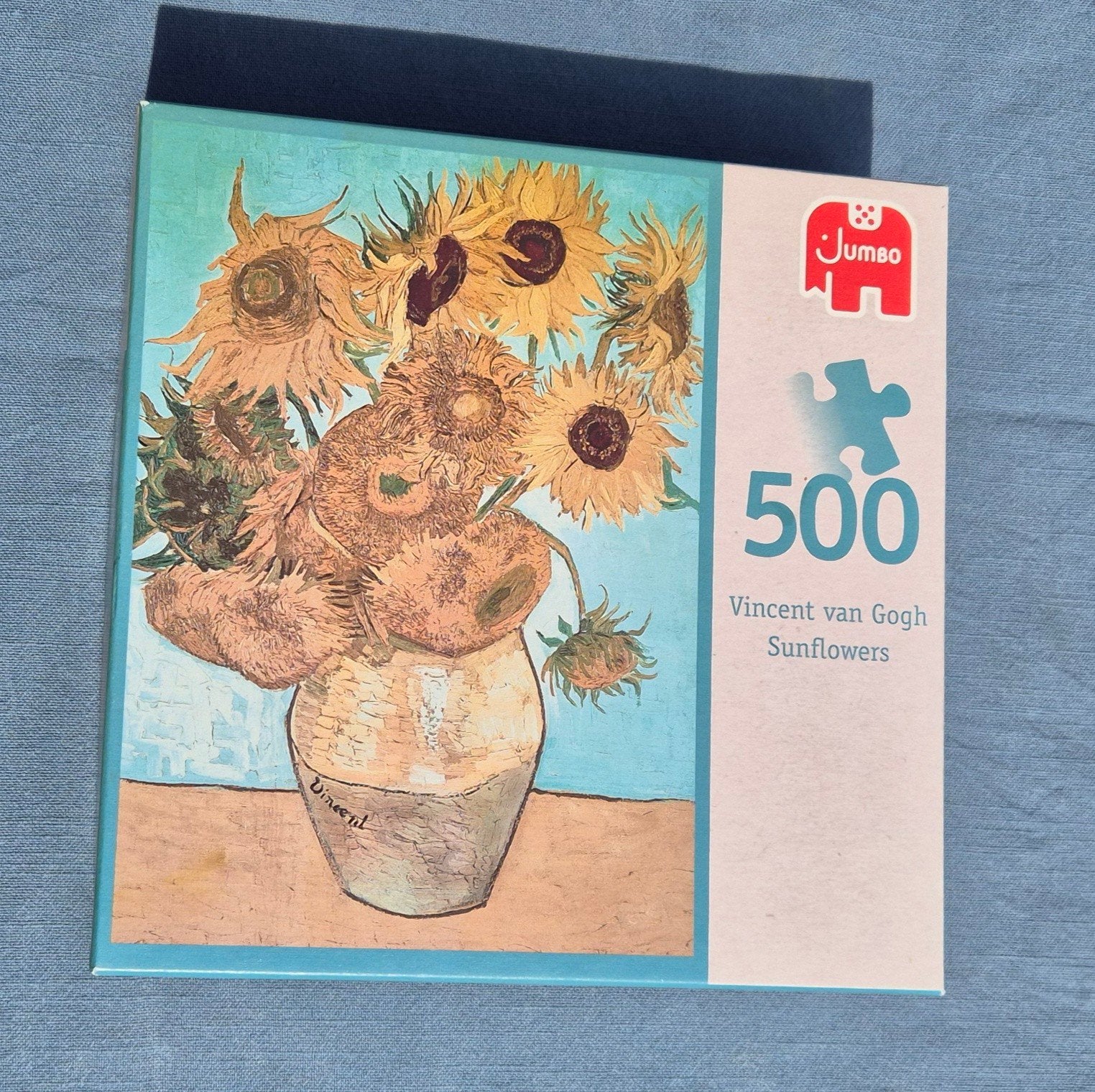 Jumbo Legpuzzel Vincent van Gogh Zonnebloemen 500 stukjes, Ophalen of Verzenden, 500 t/m 1500 stukjes, Nieuw, Legpuzzel