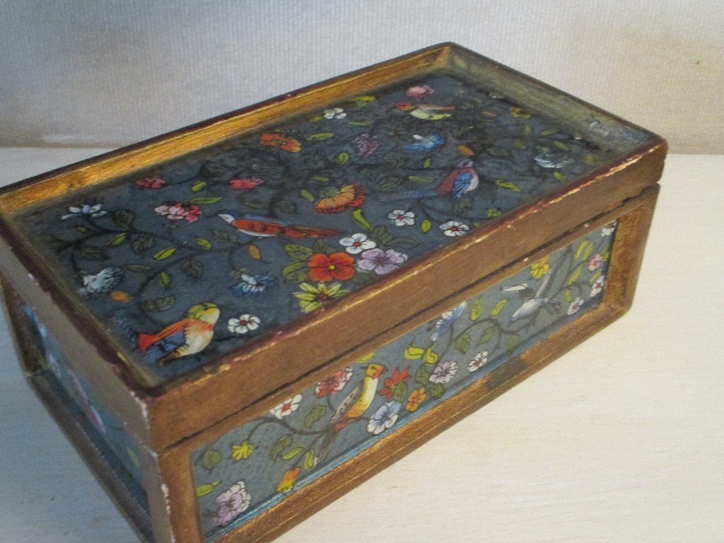 Antiek Chinees houten lepel/sieradenkistje,v.a 65,00e, Antiek en Kunst, Ophalen of Verzenden