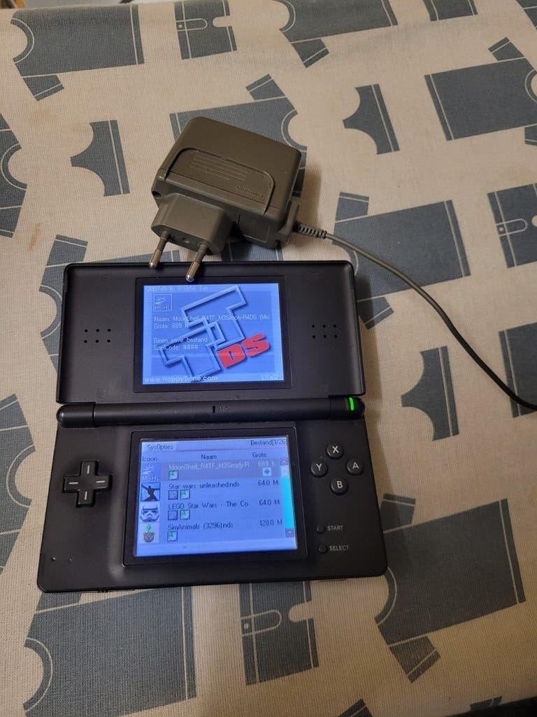 Nintendo DS Lite Zwart, Spelcomputers en Games, Zwart, Ophalen of Verzenden, DS Lite, Gebruikt