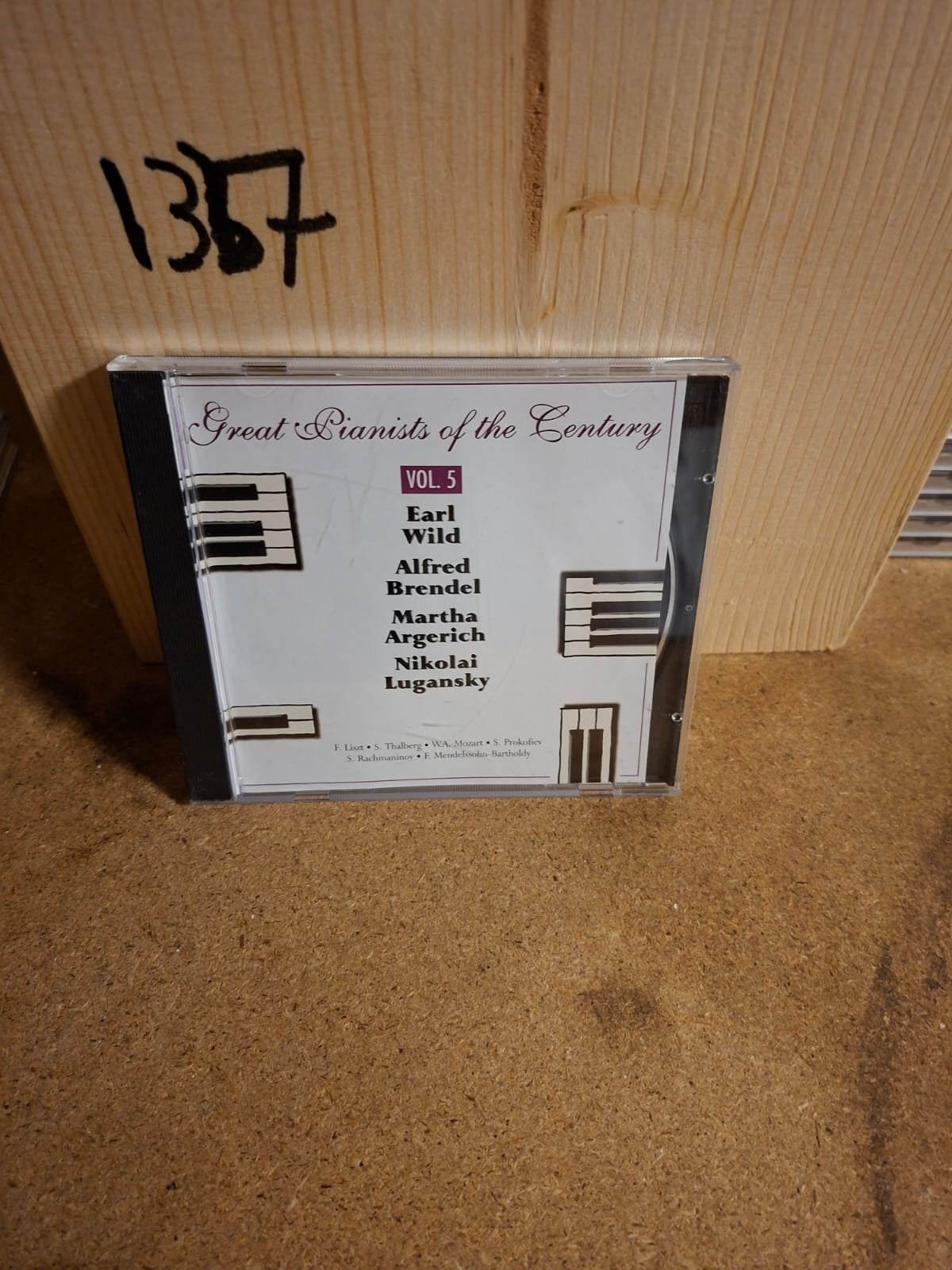 Great Pianists of the Century Vol. 5 CD - Diverse Pianisten, Gebruikt, Overige componisten, Modernisme tot heden, Ophalen of Verzenden