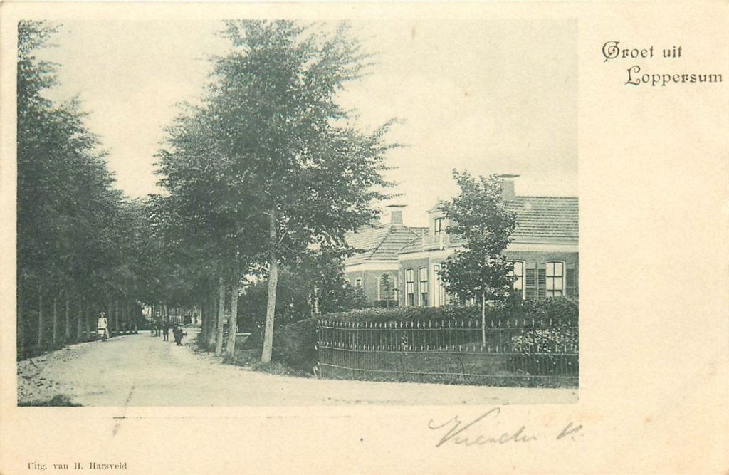 702-003-017 Loppersum, Verzenden, Voor 1920, Groningen