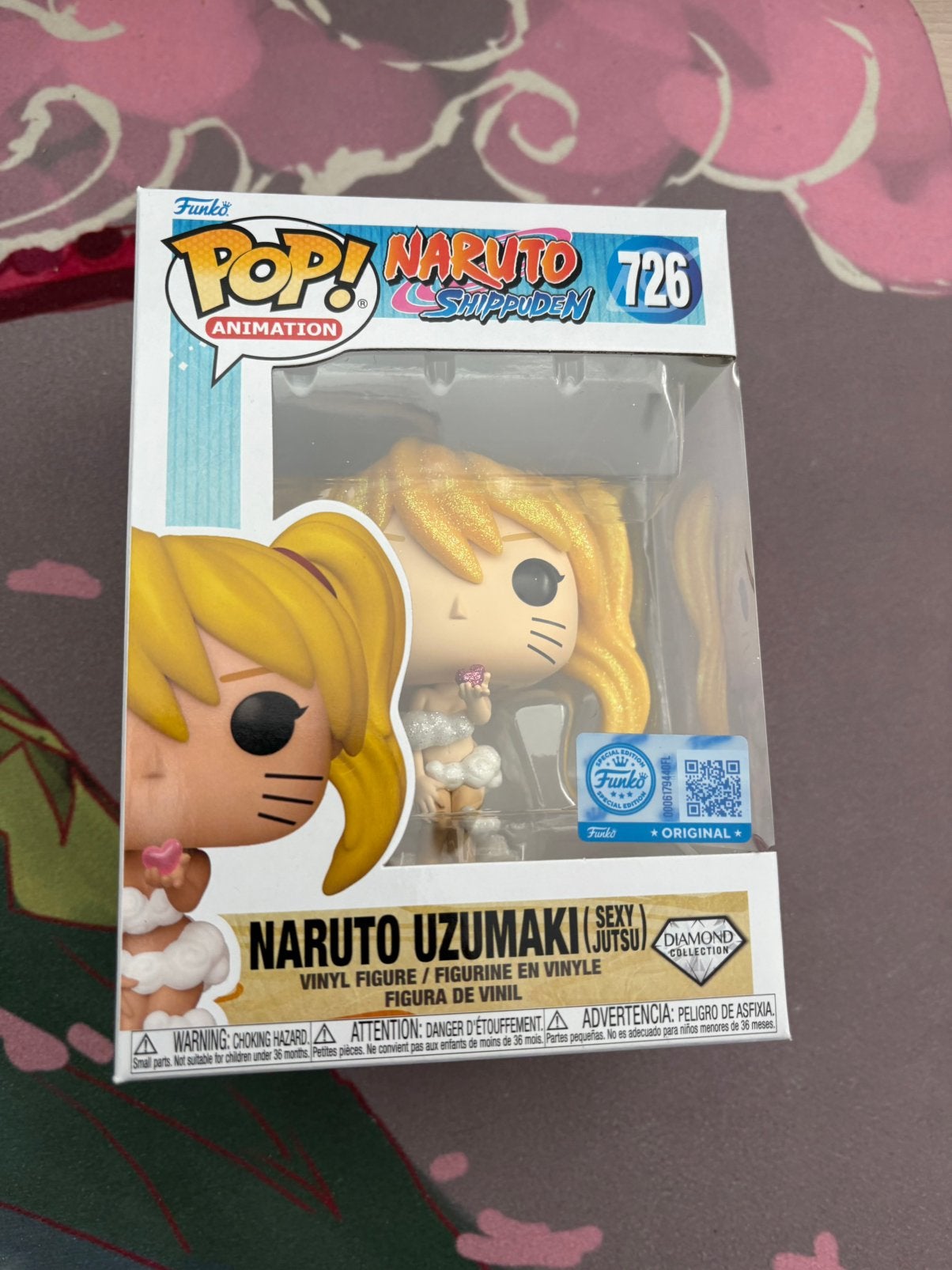 Funko Pop! Naruto #726 (Sexy Jutsu) Diamond Collection, Funko Europe, Ophalen of Verzenden, Zo goed als nieuw, 4th floor, 1 Queen Caroline St, London W6 9YN, Verenigd Koninkrijk