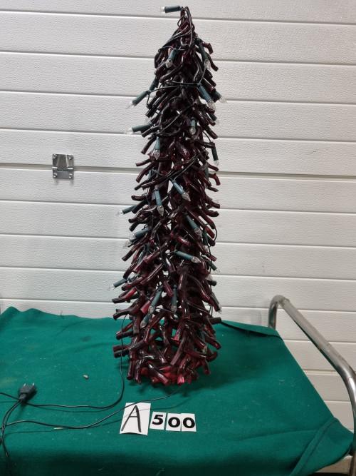 -	Kerstboom hout met verlichting, Ophalen of Verzenden, 'T Olde Gre-j, Info@toldegrej.nl, Endepoelstraat 20f Didam