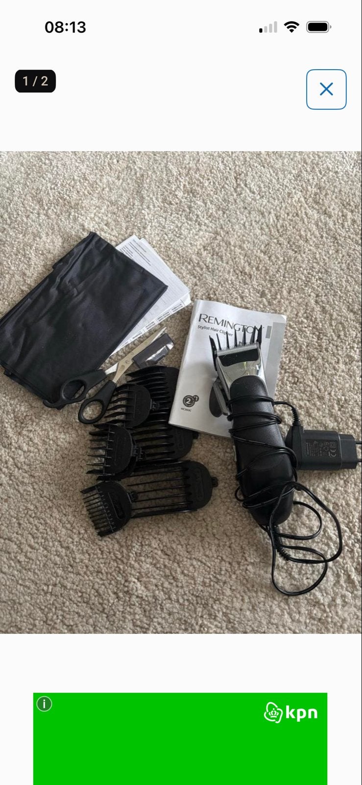 Remington Stylist Hair Clipper Kit - Zo goed als nieuw, Ophalen of Verzenden, Zo goed als nieuw, Haarverzorging