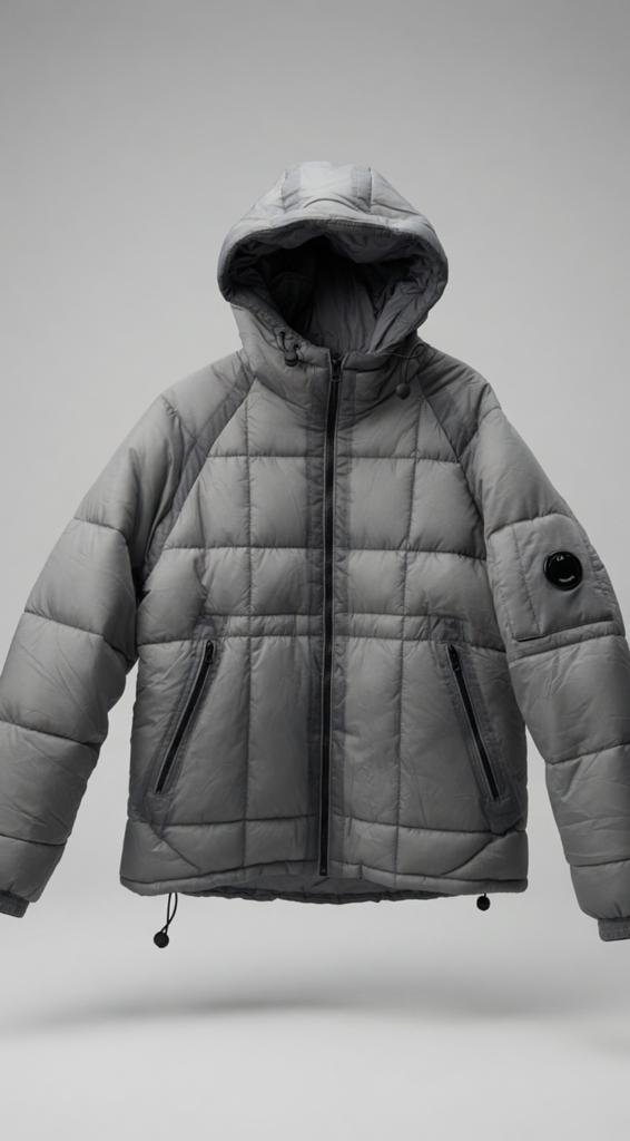 CP Company Puffer Jacket - Grijs (S), Kleding | Heren, Jassen | Winter, Ophalen of Verzenden, Nieuw, Maat 46 (S) of kleiner, Grijs