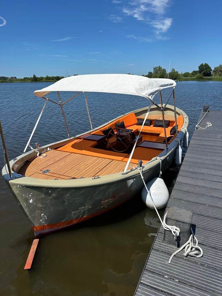 HARDING SLOEP 7.00 - toprestauratie, boegschroef, vaarklaar!, Watersport en Boten, Ophalen, Binnenboordmotor, Diesel, Zo goed als nieuw