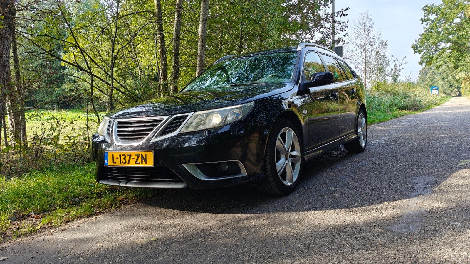 Saab 9-3 Aero XWD SportWagon | 260pk | XWD | Leder, Auto's, Automaat, 1998 cc, Zwart, 4 cilinders