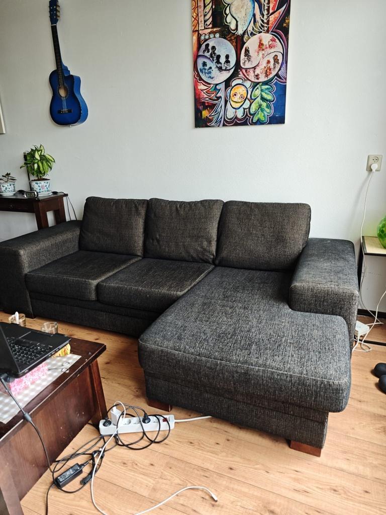 Hoekbank, Huis en Inrichting, Banken | Bankstellen, Ophalen, 250 tot 300 cm, Gebruikt, Overige maten
