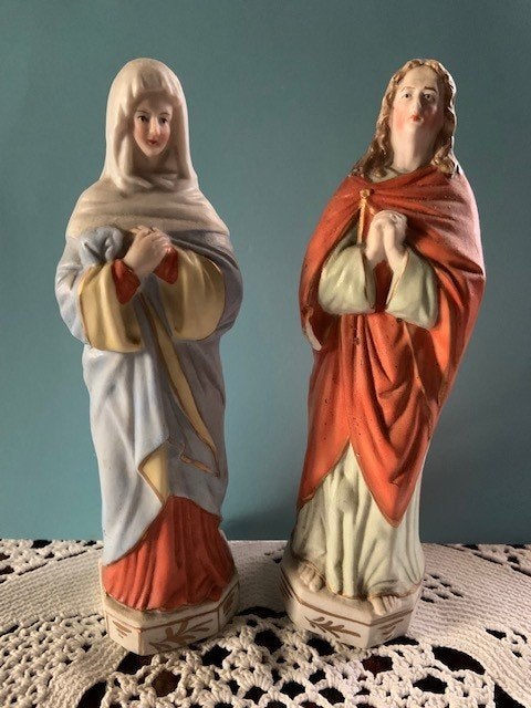 Maria en Johannes beeldjes, Antiek en Kunst, Verzenden