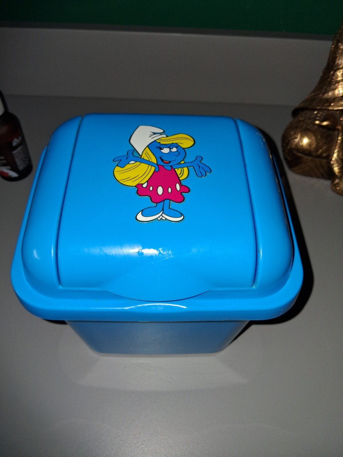 Afvalemmertje met smurfin Smurf, Ophalen, Nieuw, Verschillende Smurfen
