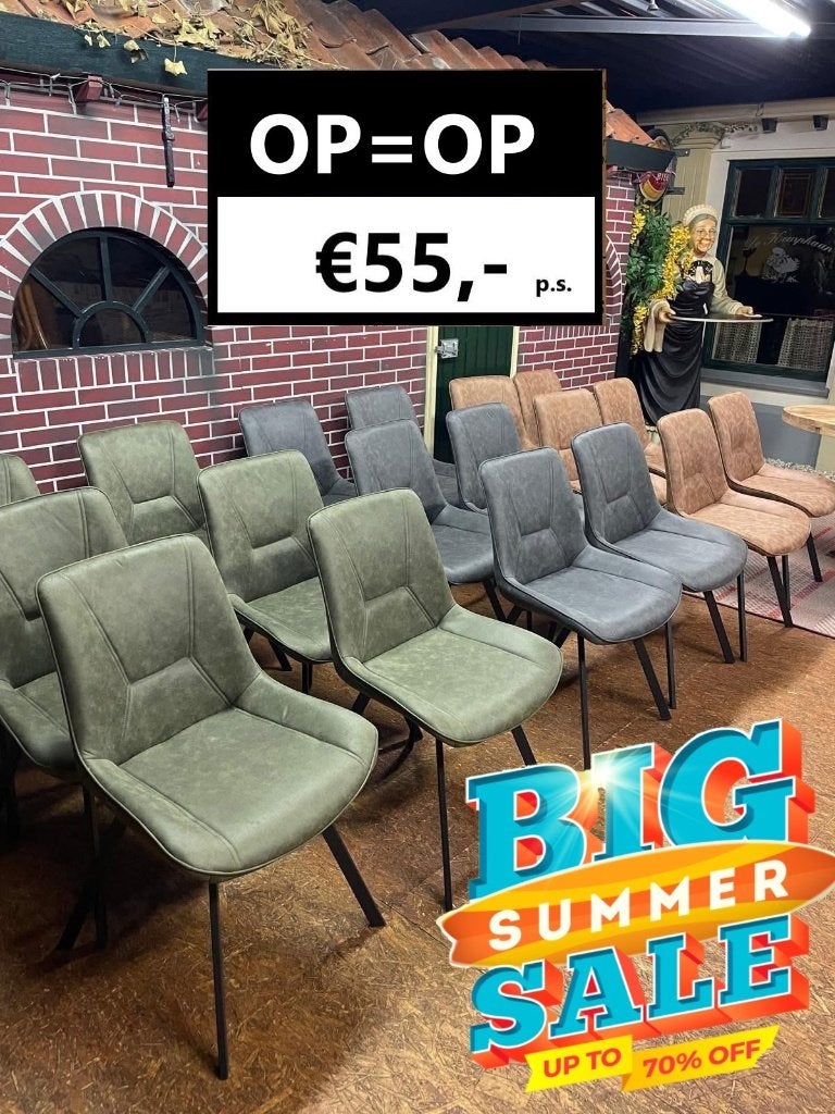 eetkamerstoel Maya  [NIEUW}, Huis en Inrichting, Overige kleuren, Leer, Nieuw, Ophalen of Verzenden