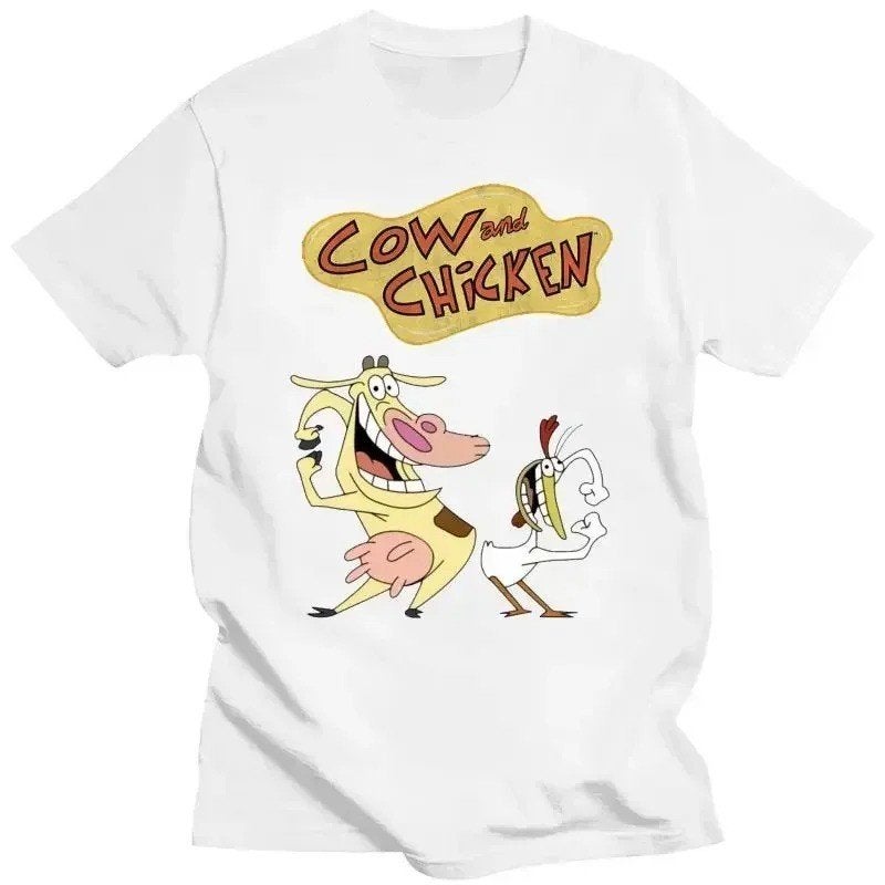 T-Shirt Cow and Chicken, Ophalen of Verzenden, Nieuw, Maat 38/40 (M), Korte mouw