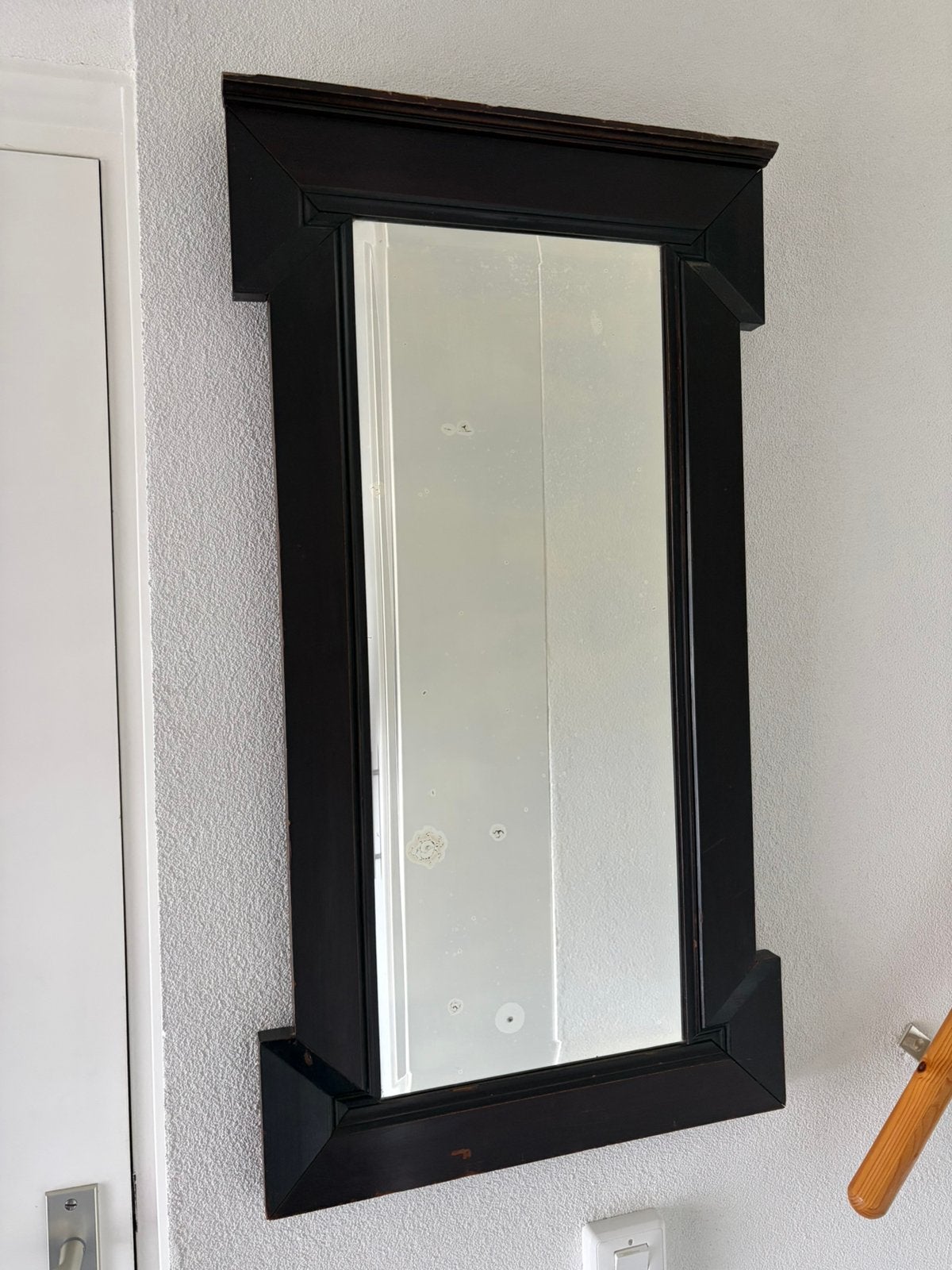 Antieke spiegel, Ophalen, Minder dan 50 cm, Gebruikt, Minder dan 100 cm